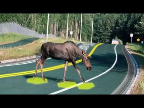 Autoroutes en panneaux solaires  1
